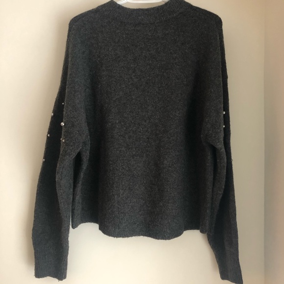 H&M | Grey Embellished Knit Sweater - Picture 4 of 7